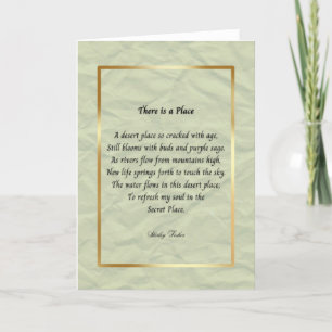 There Is A Place Thank You Card