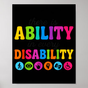 There Is Ability In Every Disability Inclusion Quo Poster