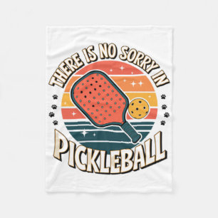 There Is No Crying In Tee Sticker Fleece Blanket