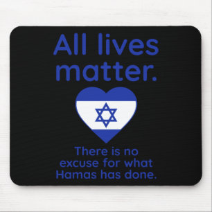 There Is No Excuse For What Hamas Has Done. Mouse Pad