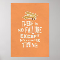 There is no failure except no longer trying quotes