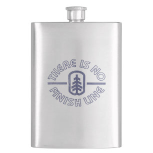 There Is No Finish Line Hip Flask