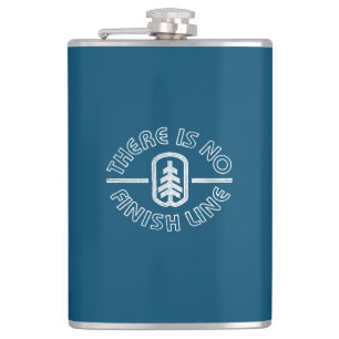 There Is No Finish Line Hip Flask