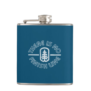 There Is No Finish Line Hip Flask