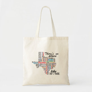 There is no place like home in texas tote bag