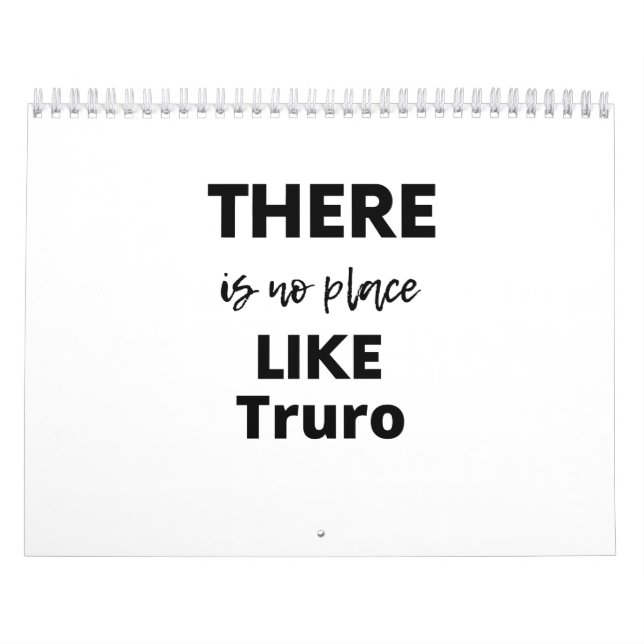 there is no place like Truro Calendar (Cover)
