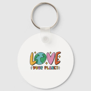There Is No Plan B Climate Protection Environmenta Keychain