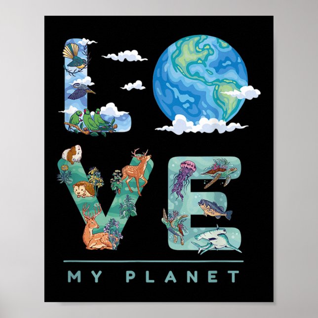 There Is No Plan B Climate Protection Environmenta Poster (Front)