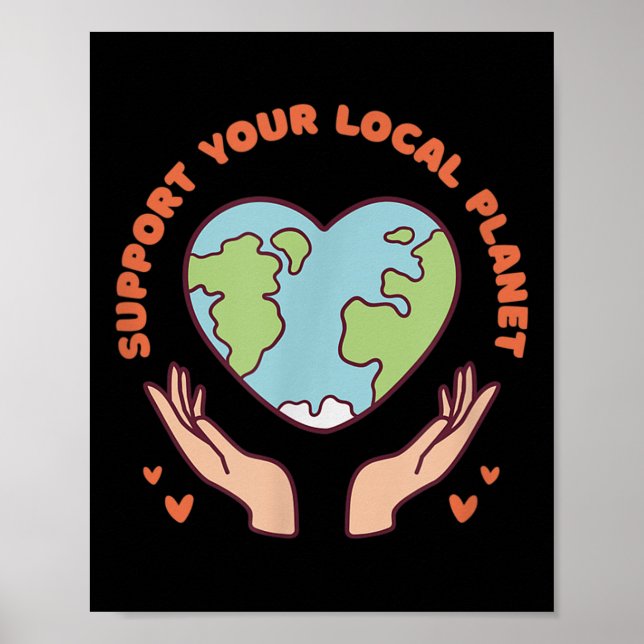 There Is No Plan B Climate Protection Environmenta Poster (Front)