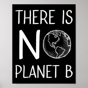 There Is No Planet B Awareness Environmental Activ Poster