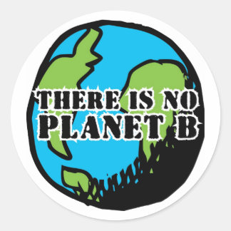THERE IS NO PLANET B CLASSIC ROUND STICKER