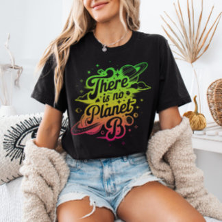There is No Planet B Climate Change Awareness Tri-Blend Shirt