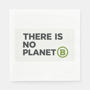 There Is No Planet B Environmentalist Napkin