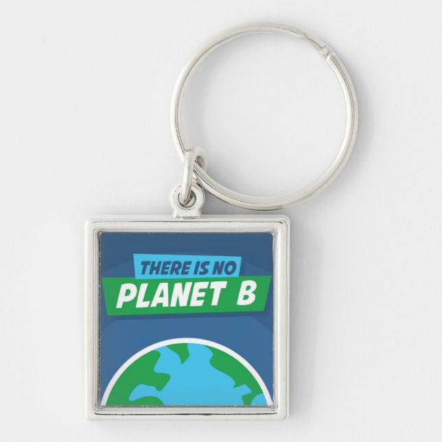 There Is No Planet B Keychain (Front)
