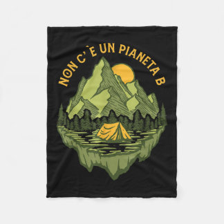 There Is No Planet B Mother Earth Environmental Fleece Blanket