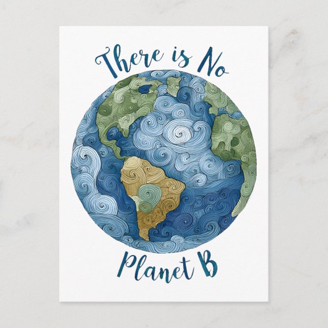 There Is No Planet B Postcard (Front)