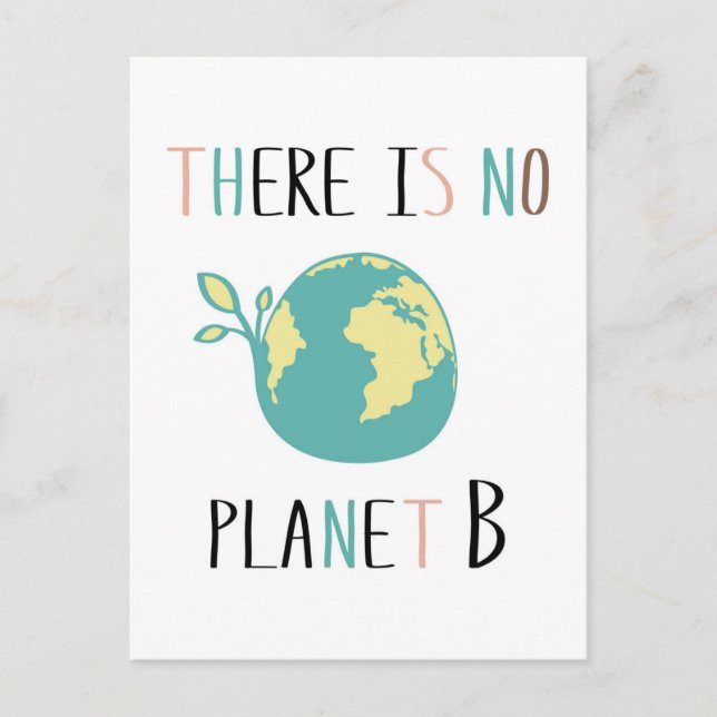 There Is No Planet B Postcard (Front)