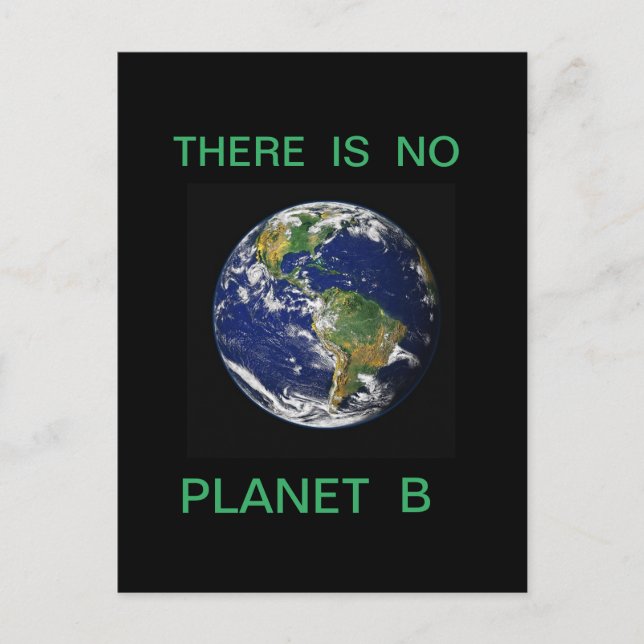THERE IS NO PLANET B  POSTCARD (Front)