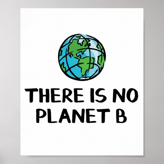 There Is No Planet B Poster | Zazzle.ca