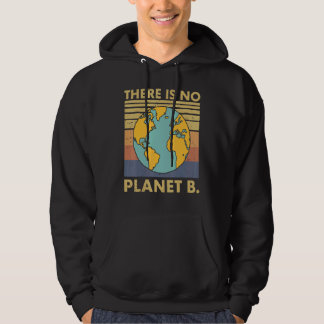 There Is No Planet B Retro Sunset Save The Environ Hoodie