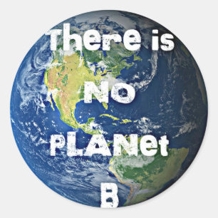 There is no Planet "B" Stickers