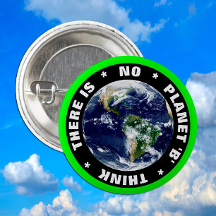 There is NO Planet B 'THINK' Extinct Rebellion 2 Inch Round Button