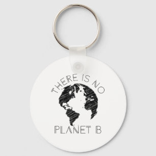 There Is No Planet B World Against Global Warming Keychain