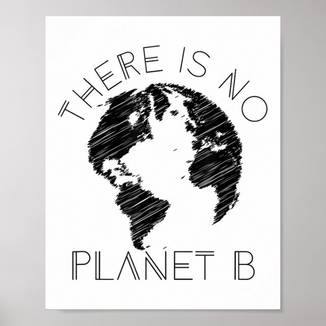 There Is No Planet B World Against Global Warming  Poster (Front)