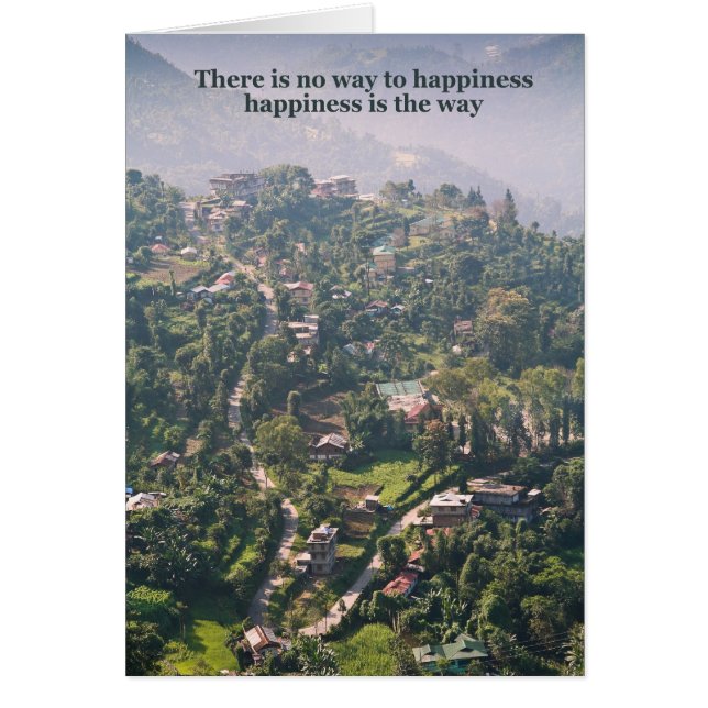 There is no way to happiness (Front)