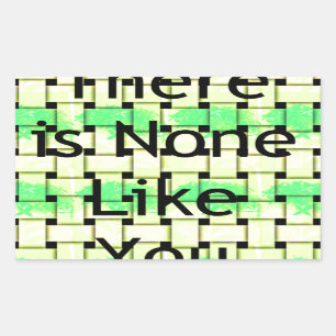 There Is None Like You Art Print Sticker