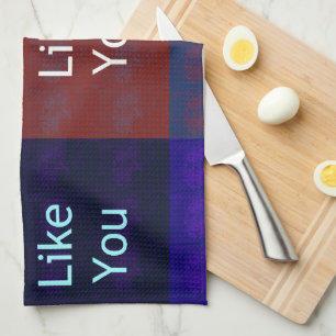 There Is None Like You: Mosaic Grid Kitchen Wear Towel