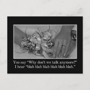 There is nothing wrong with our relationship postcard