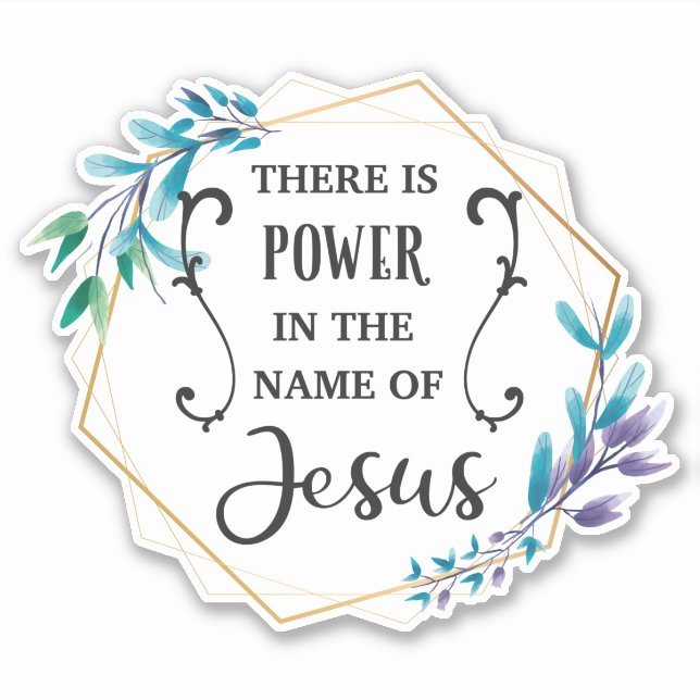 There is Power in the Name of Jesus  (Front)