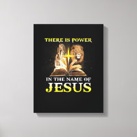 There Is Power In The Name Of Jesus Lion Christian