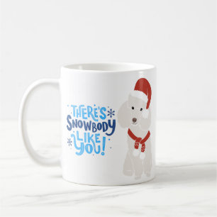There Is Snowbody Like You Poodle Christmas Coffee Mug