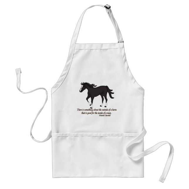 There is Something About the Outside of A Horse Standard Apron (Front)