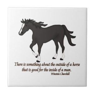 There is Something About the Outside of A Horse Tile