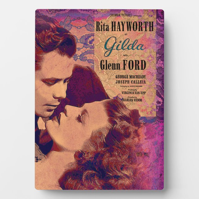 There never was a woman like her! plaque (Front)