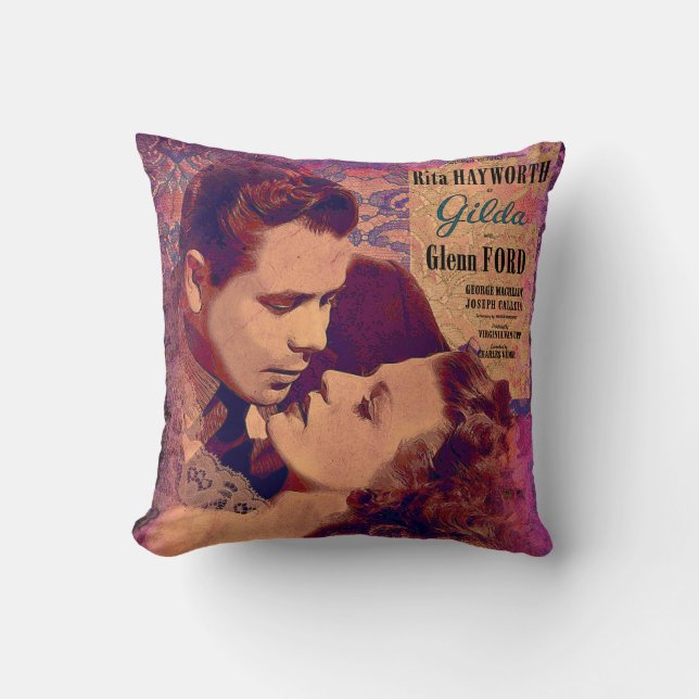 There never was a woman like her! throw pillow (Front)