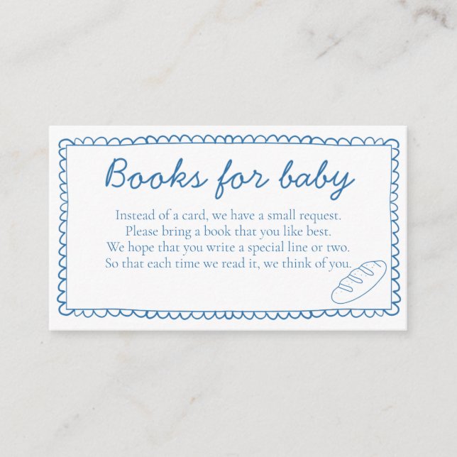 There’s a Bun in the Oven Books for Baby Enclosure Card (Front)