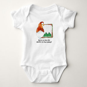 There’s no place like GNOME, for the holidays. Baby Bodysuit