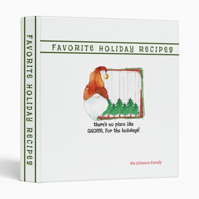 There’s no place like GNOME, for the holidays. Binder (Front/Spine)