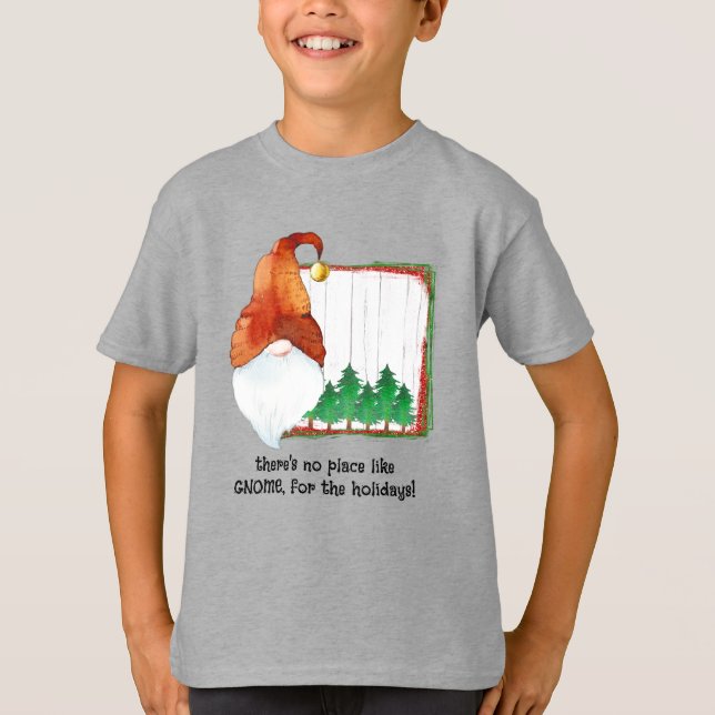 There’s no place like GNOME, for the holidays. T-Shirt (Front)