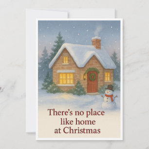 There’s No Place Like Home at Christmas Holiday Card