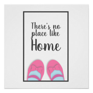 There’s no place like home house warming gift poster
