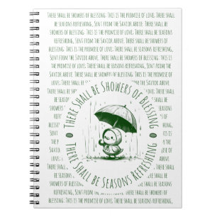There Shall be Showers of Blessing Duck Notebook