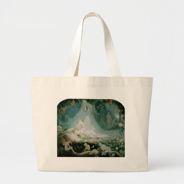 There Sleeps Titania Large Tote Bag (Front)