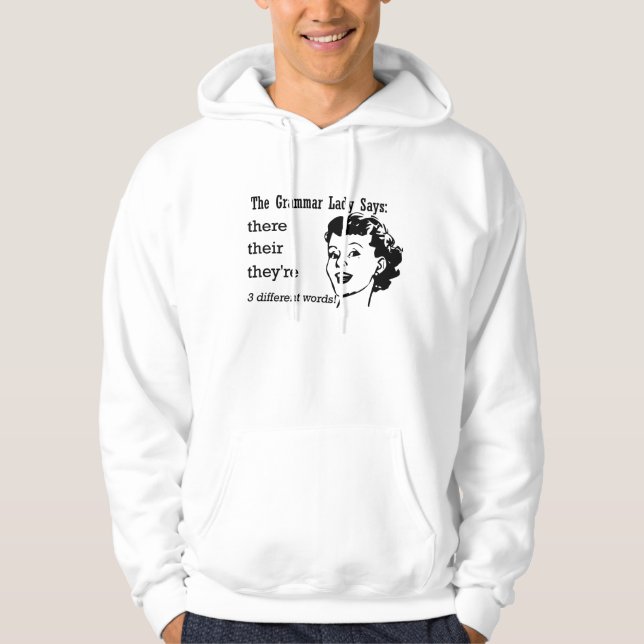 There, Their, They're Hoodies (Front)