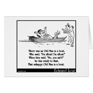 There was an Old Man in a boat