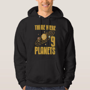There Were 9 Planets Retro Pluto Never Forget Pre Hoodie
